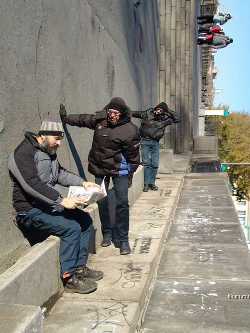 Poze MaxFun.ro » Iluzie optica pe strada